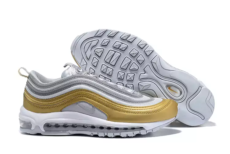 nike air max 97 boys undefeated metal side gold